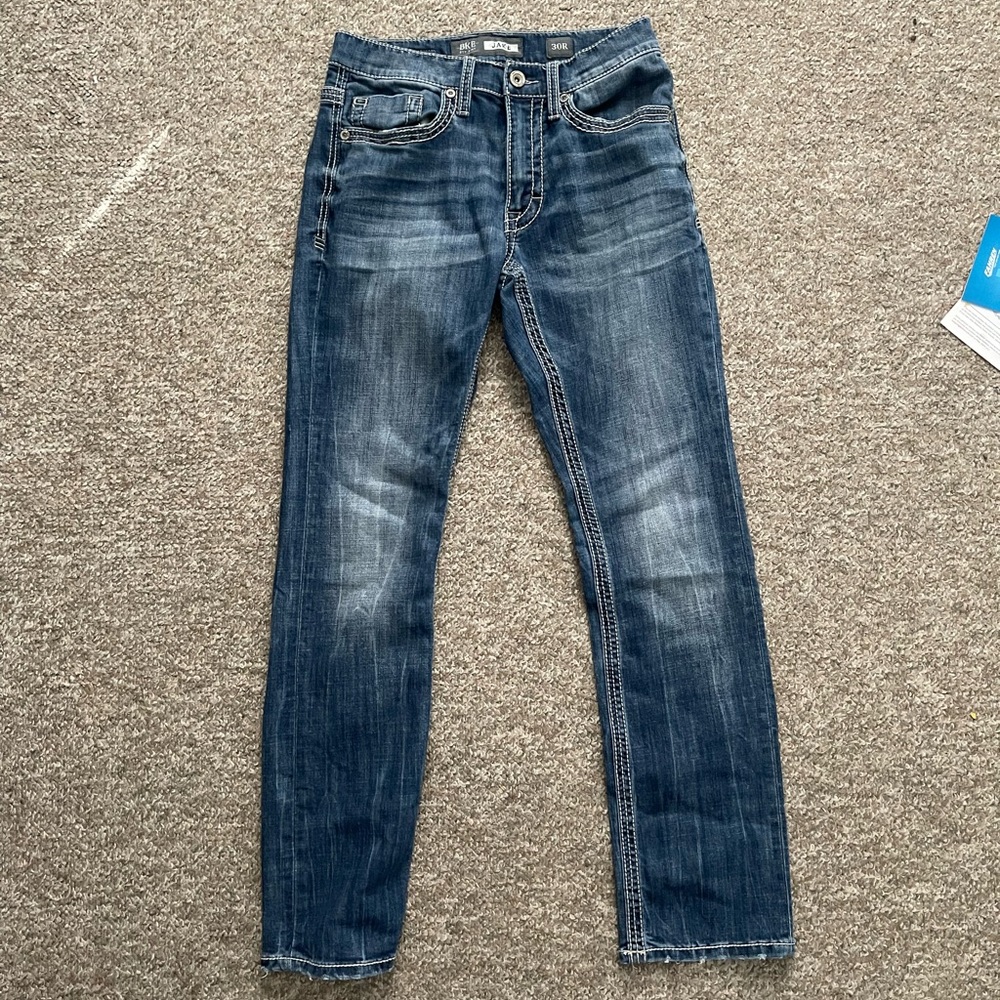 Men Bke Buckle Jeans